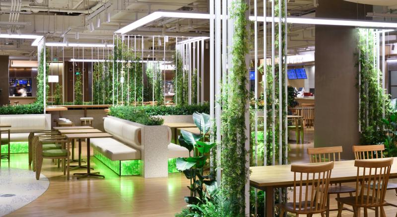 上海世界金融中心“美食花园”