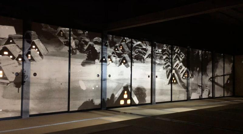 高山陣屋 ひだしんプロジェクションマッピング