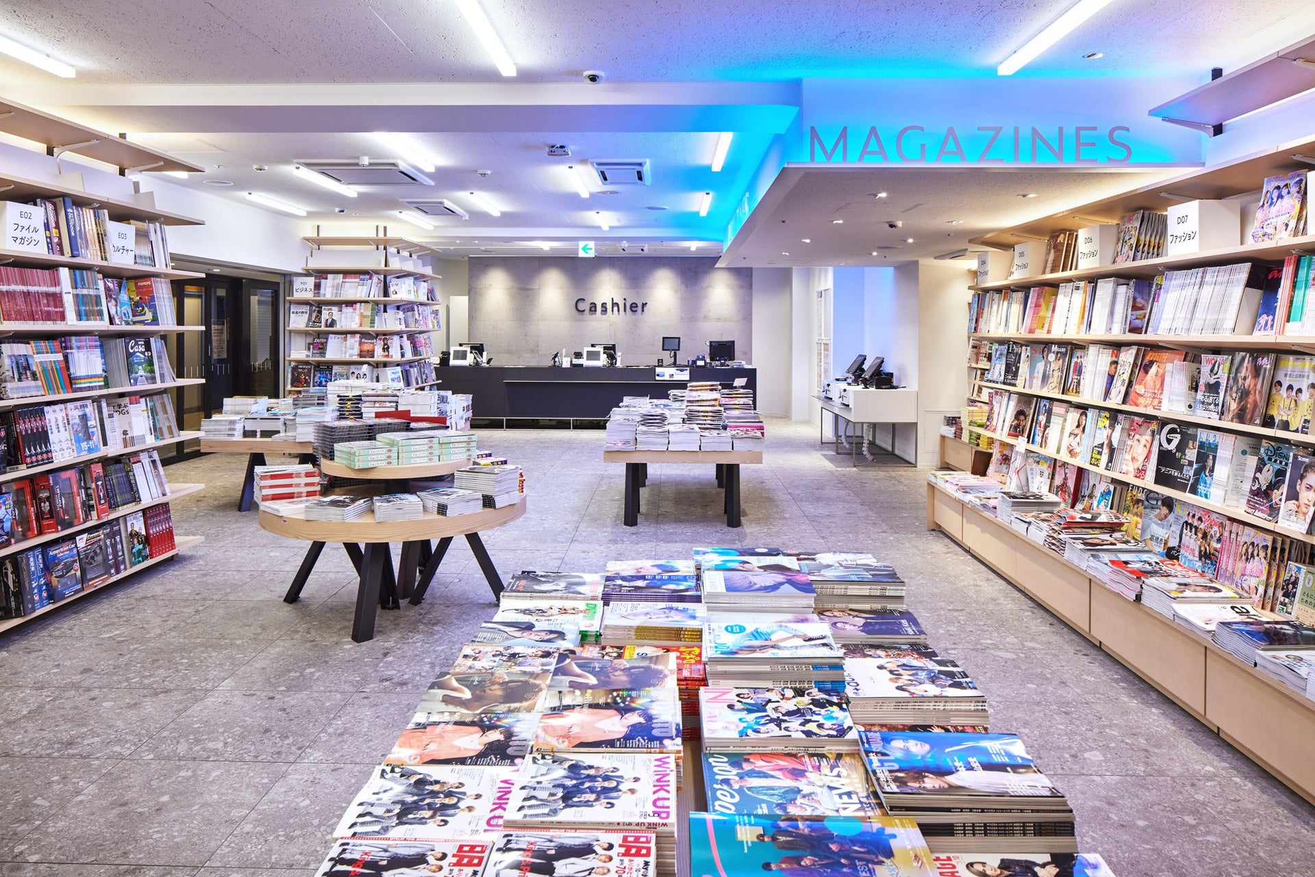 纪伊国屋书店新宿总店1~4楼重新装修