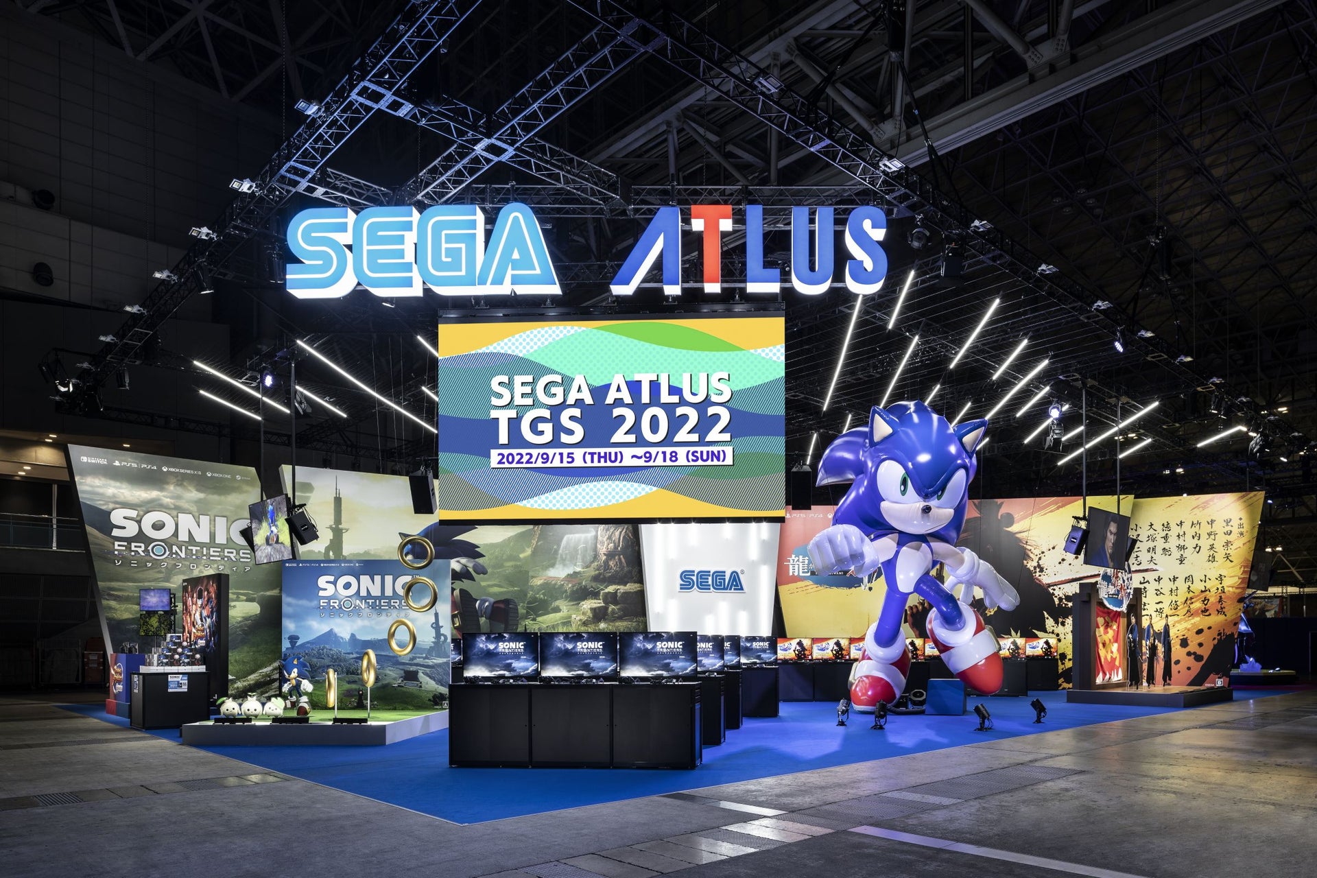 东京电玩展2022 SEGA/Atlas展台