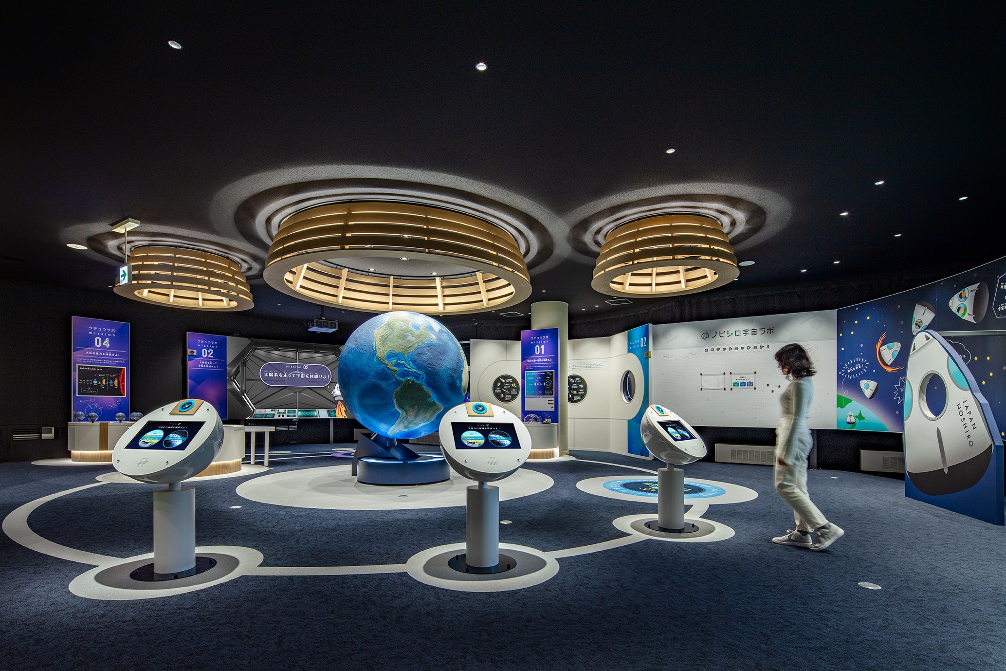 1F展示室“地球实验室”