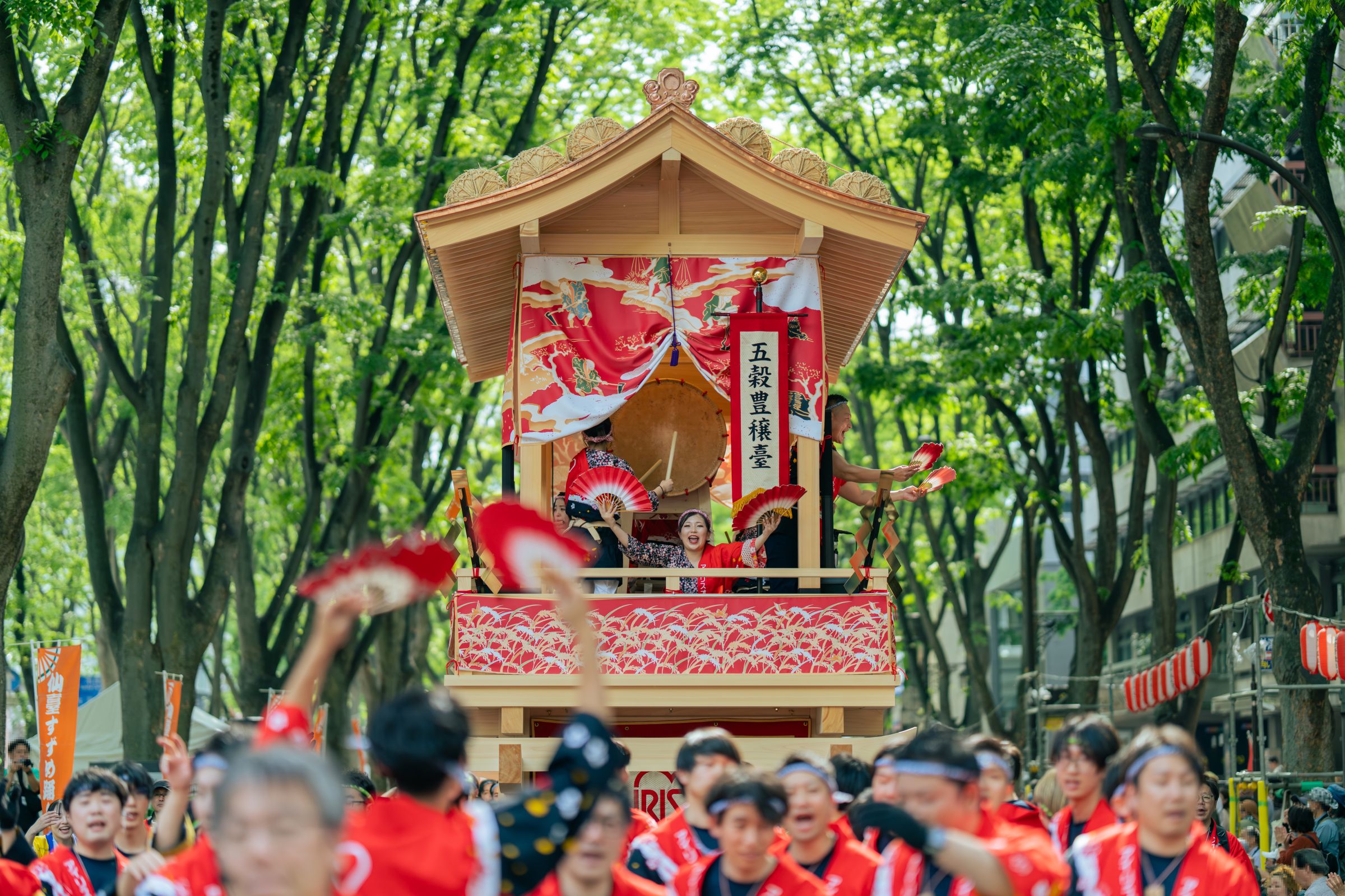 仙台・青葉まつり「五穀豊穣臺」3