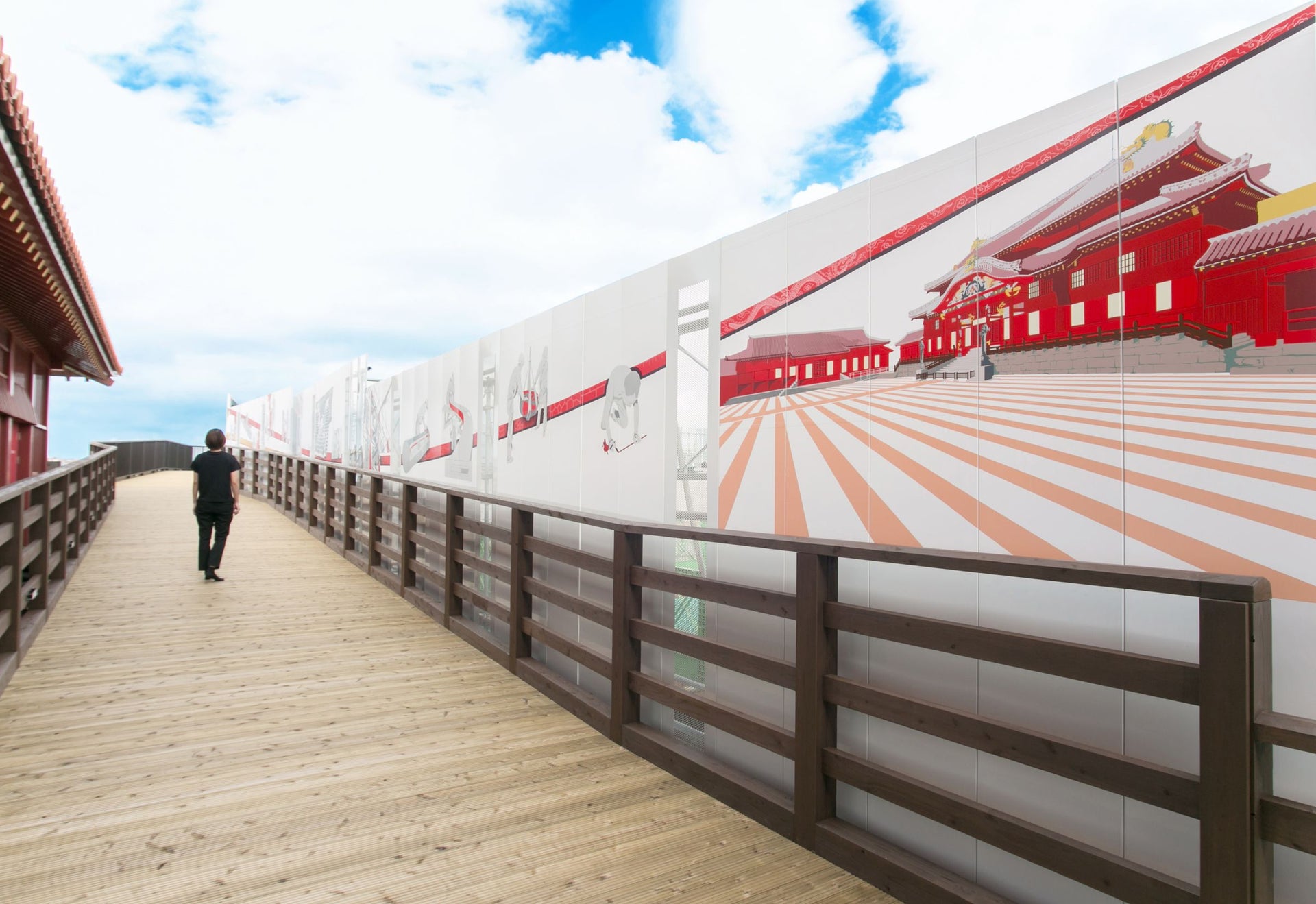 首里城復興展示