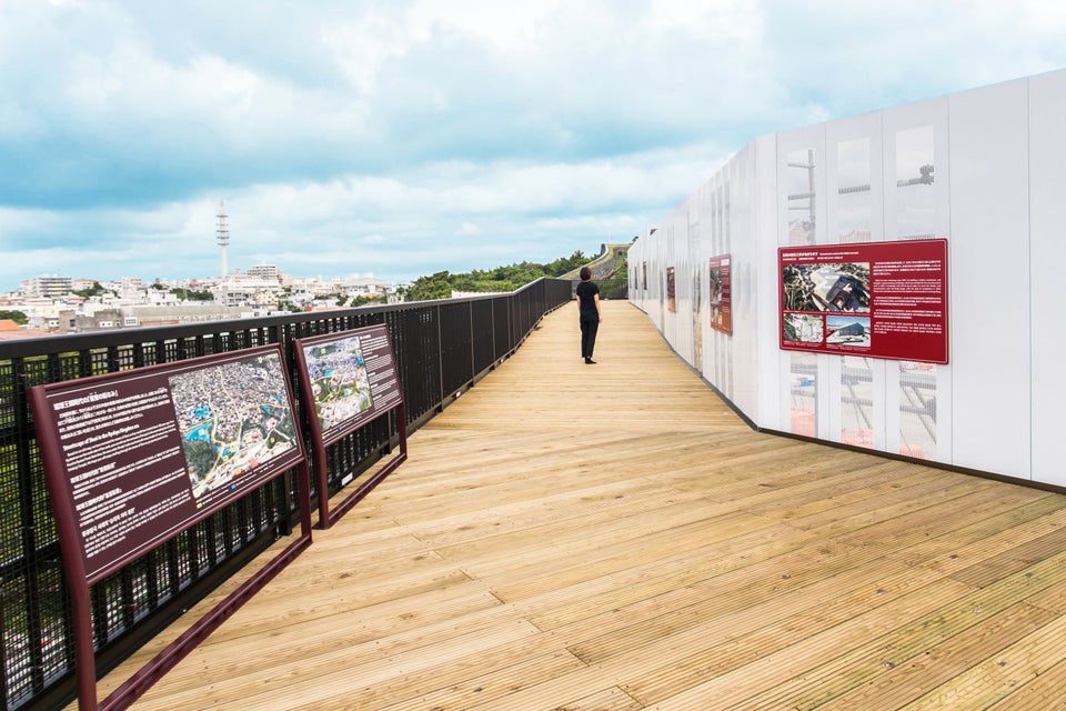 Shuri Castle Restoration displays